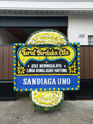 Papan Bunga Duka di Tarisi